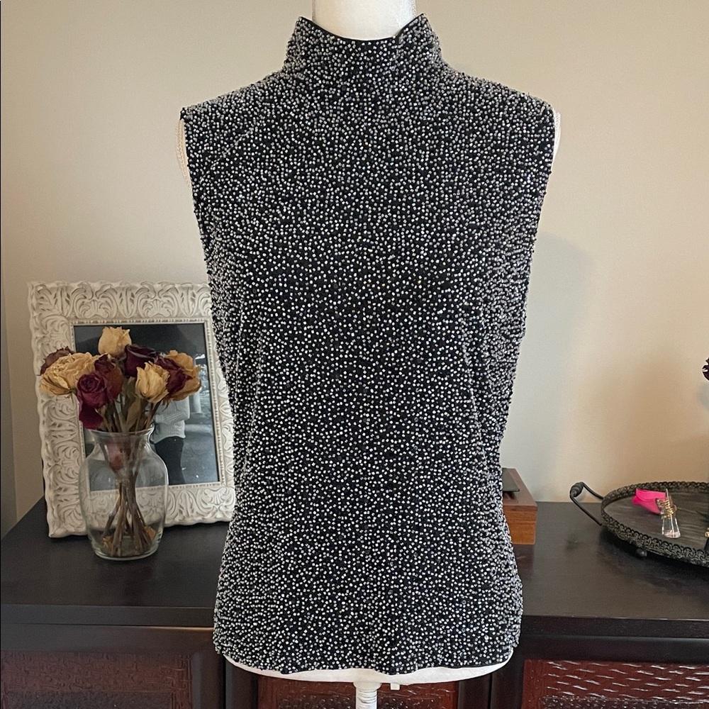 Carlisle Vintage Sparkle Beaded Formal Top size‎ 18